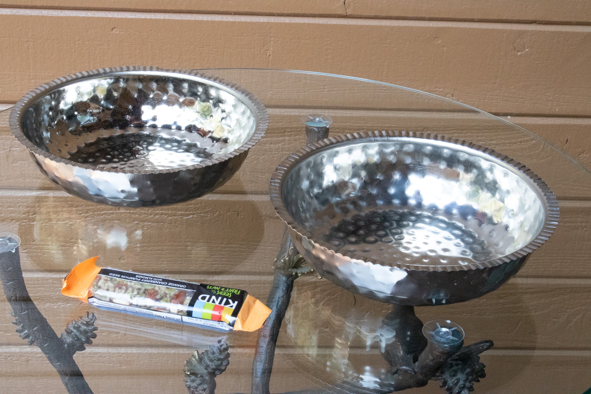 Set of 2 Textured Silver Bowls – A Touch of Sophistication for Any Table