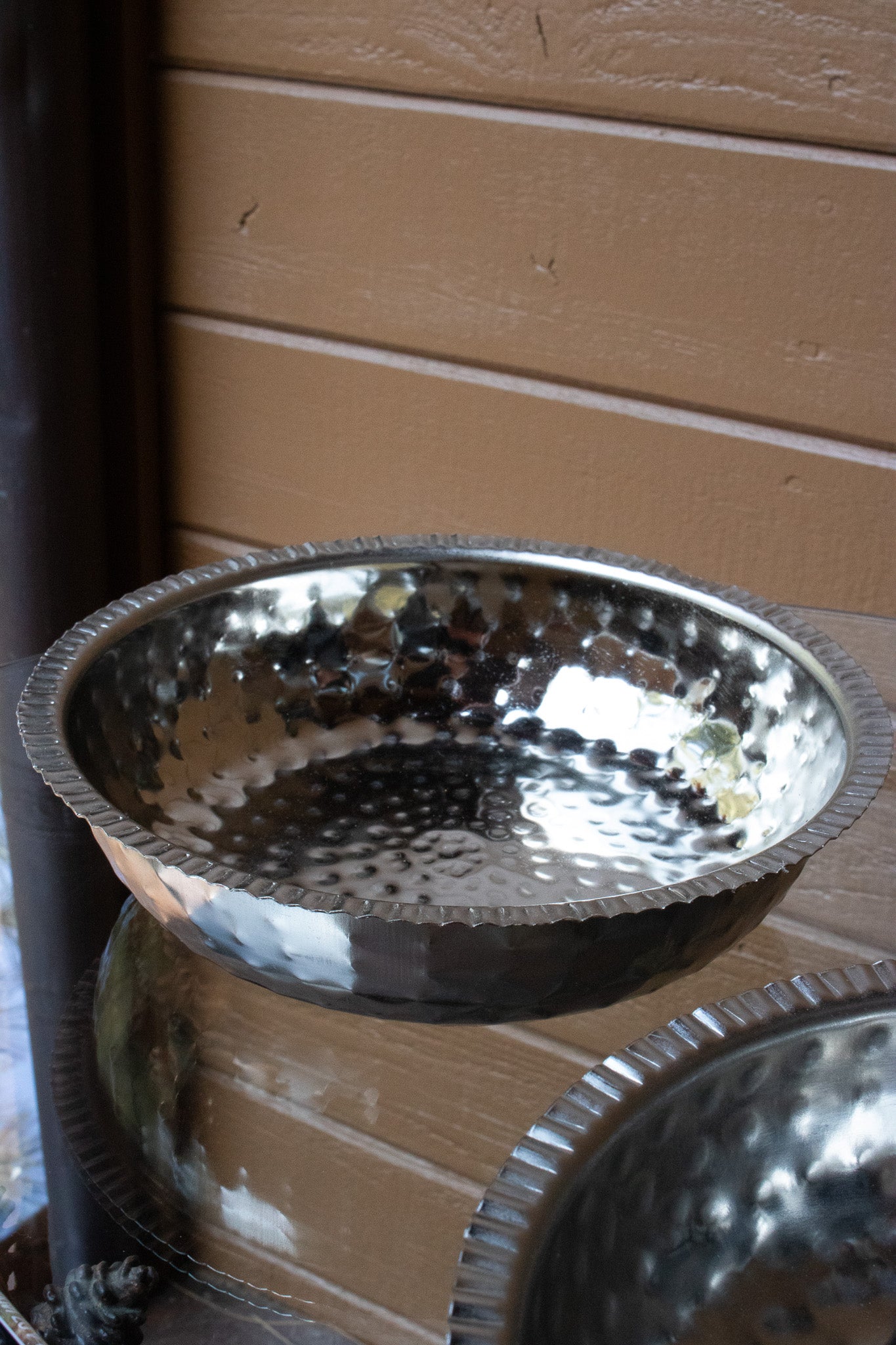 Set of 2 Textured Silver Bowls – A Touch of Sophistication for Any Table