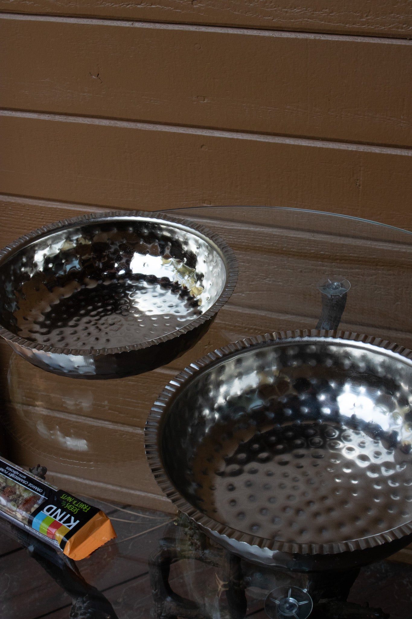Set of 2 Textured Silver Bowls – A Touch of Sophistication for Any Table