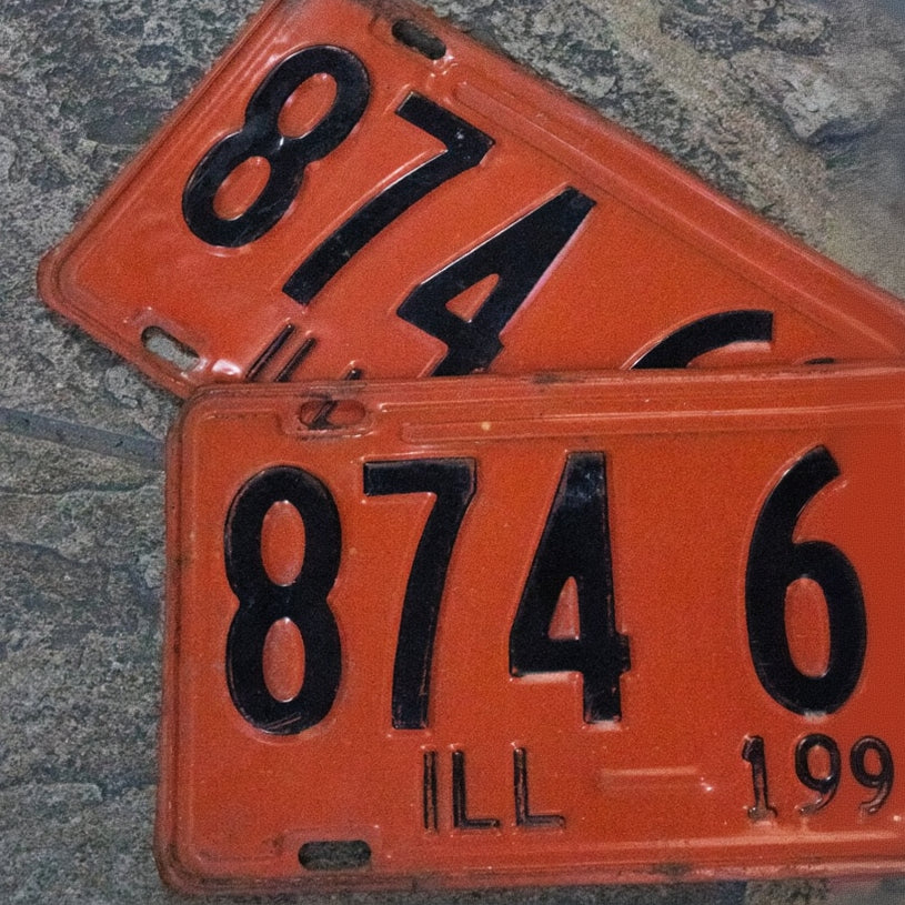 Vintage Illinois 1952 License Plate