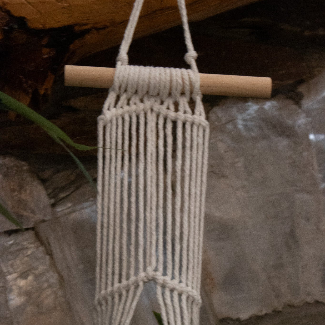 6-Pack Macrame Hanging Plant Holders – Indoor Planters with Hooks for Stylish Display.