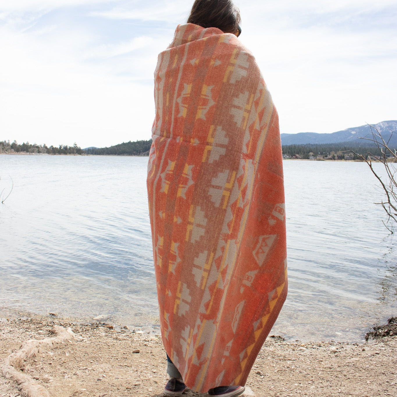 Beacon Hill Style Indian Blanket Cabin Decor Vintage Blanket Rustic