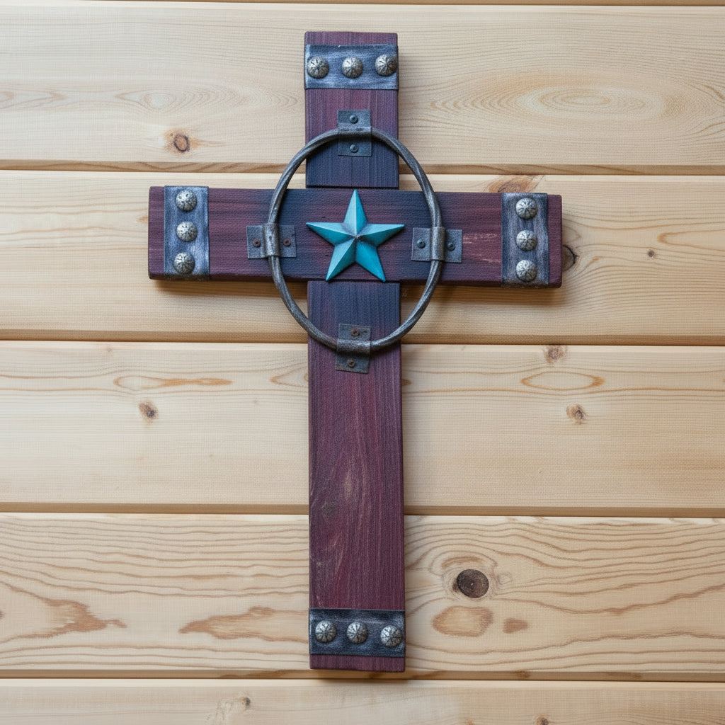 Western Style Resin Decorative Cross