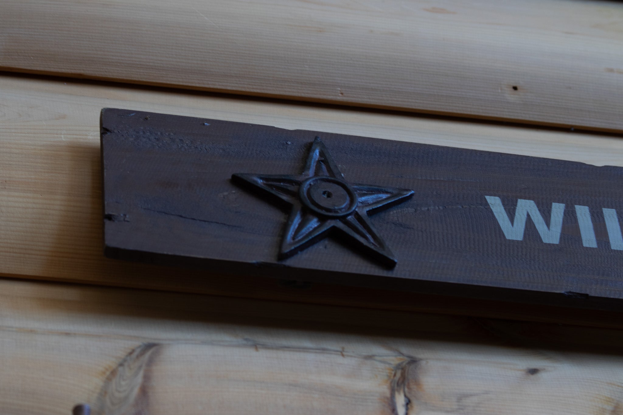 The "Wild Wild West" Wooden Sign