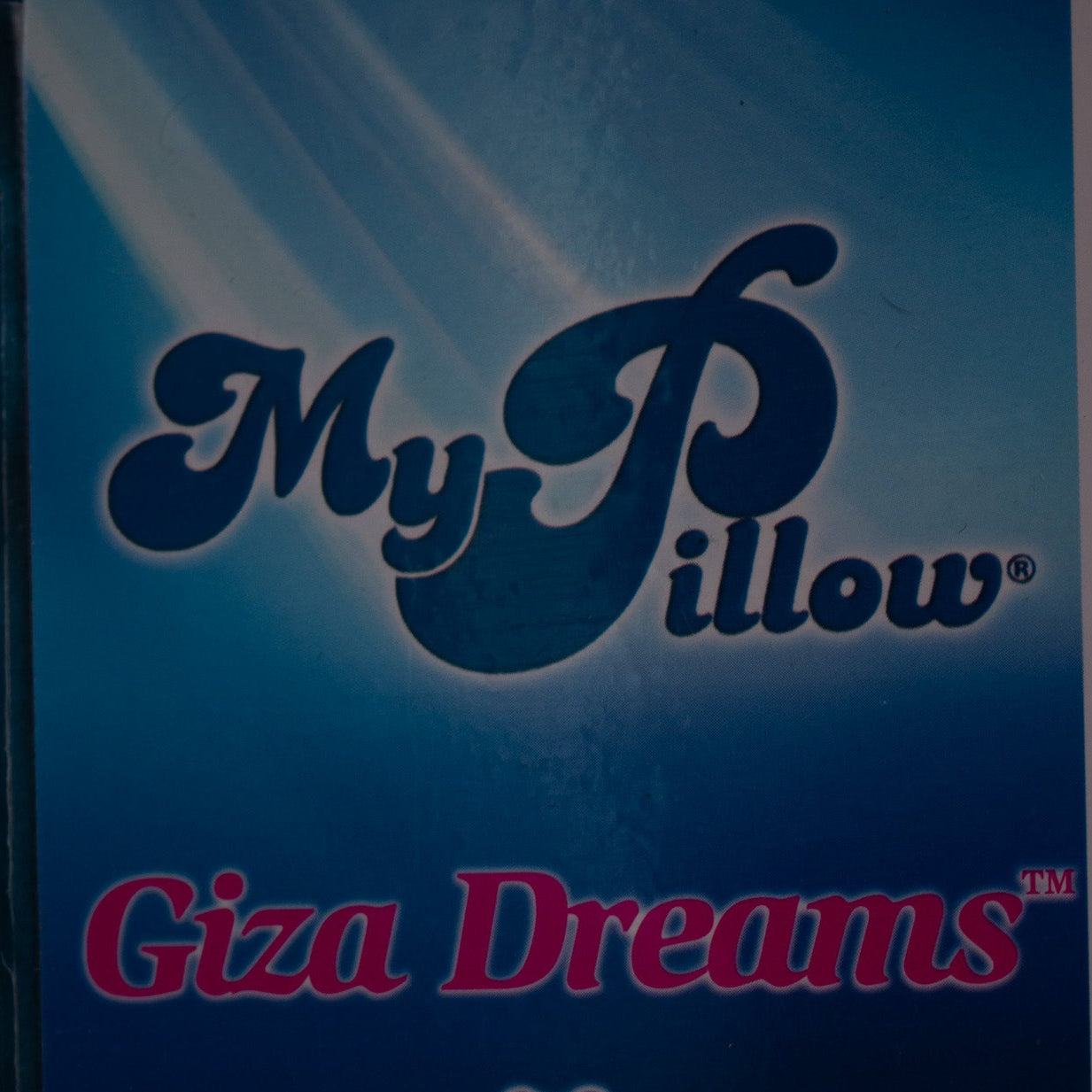 MyPillow Giza Dreams 4-Piece CAL KING Sheet Set – Soft Lake Blue Cotton for a Perfect Night's Sleep.