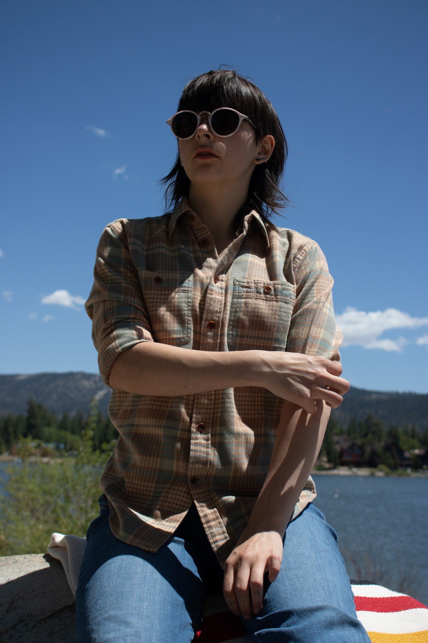 Ralph Lauren Women's Button-up Flannel Shirt