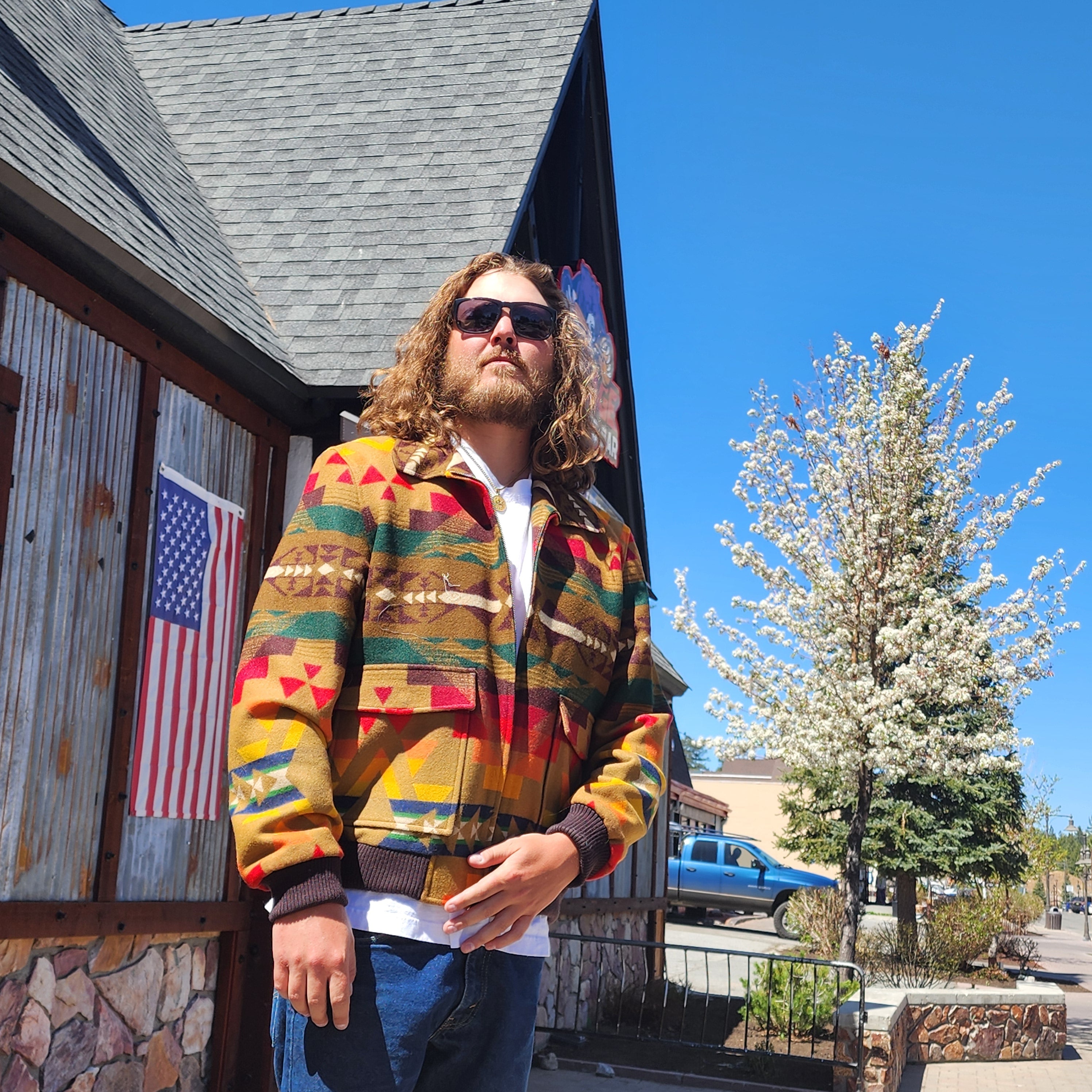 pendleton colton coat alto mesa brown southwestern wool jacket