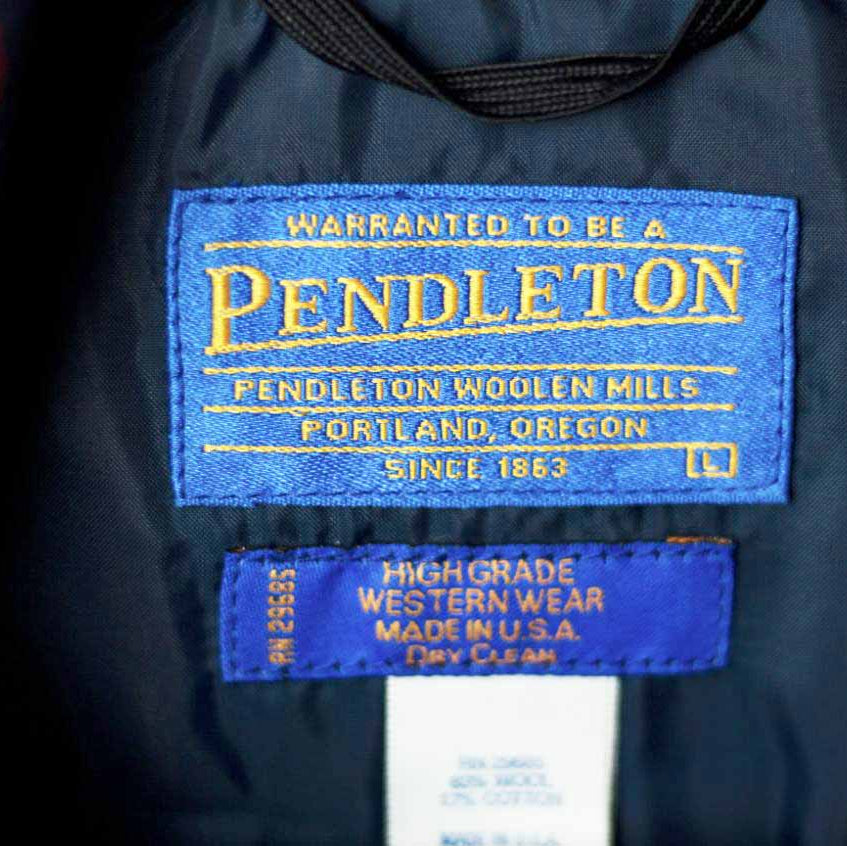 Vintage 80s & 90s Pendleton Southwestern Jacket Distressed Size: Large