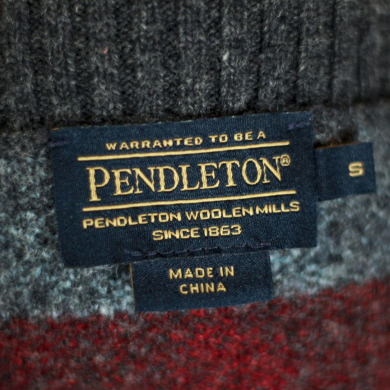 Pendleton Authentic Westerny Aztec Lambswool Cardigan Button Sweater Size Small