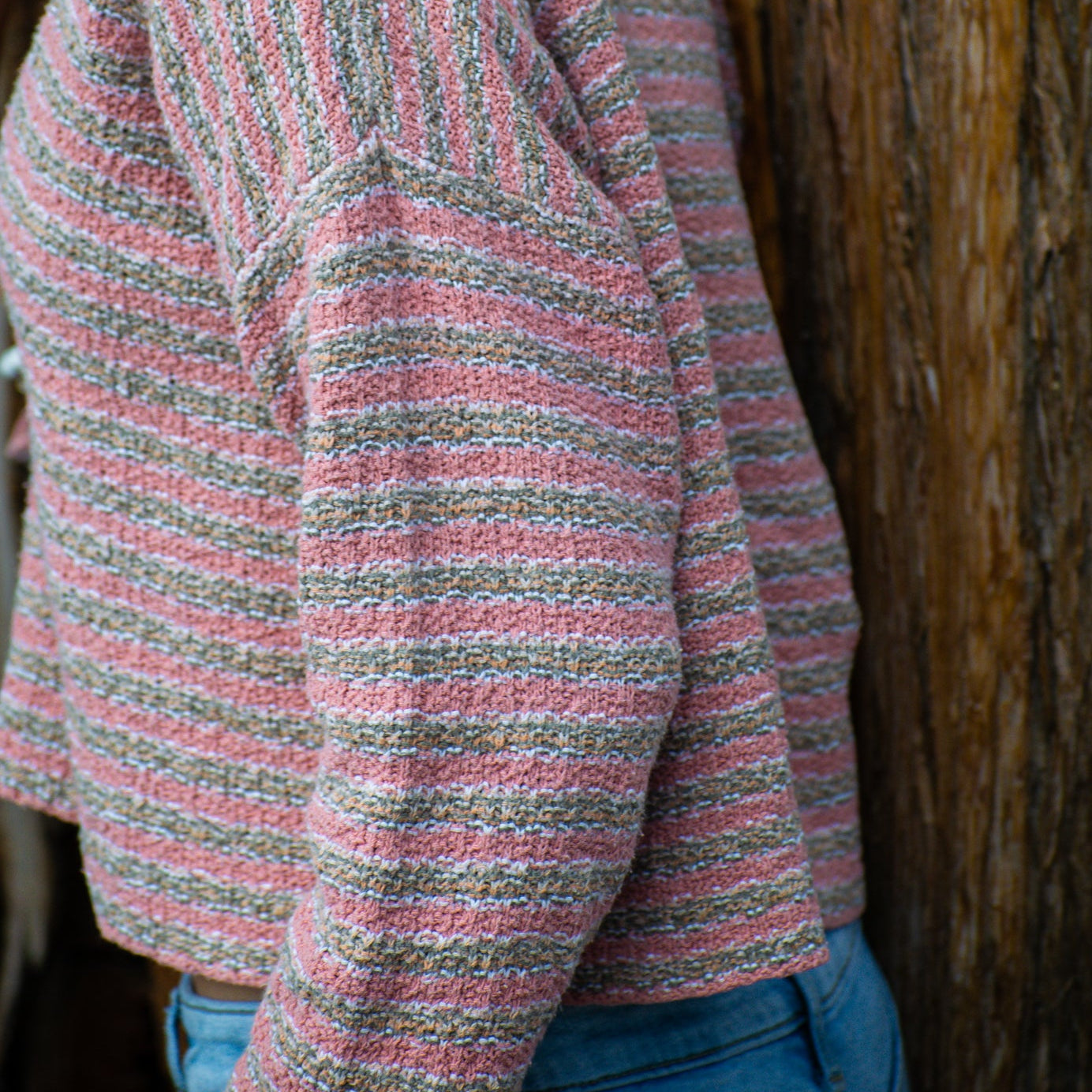Star Cody Light Pink Cropped Sweater