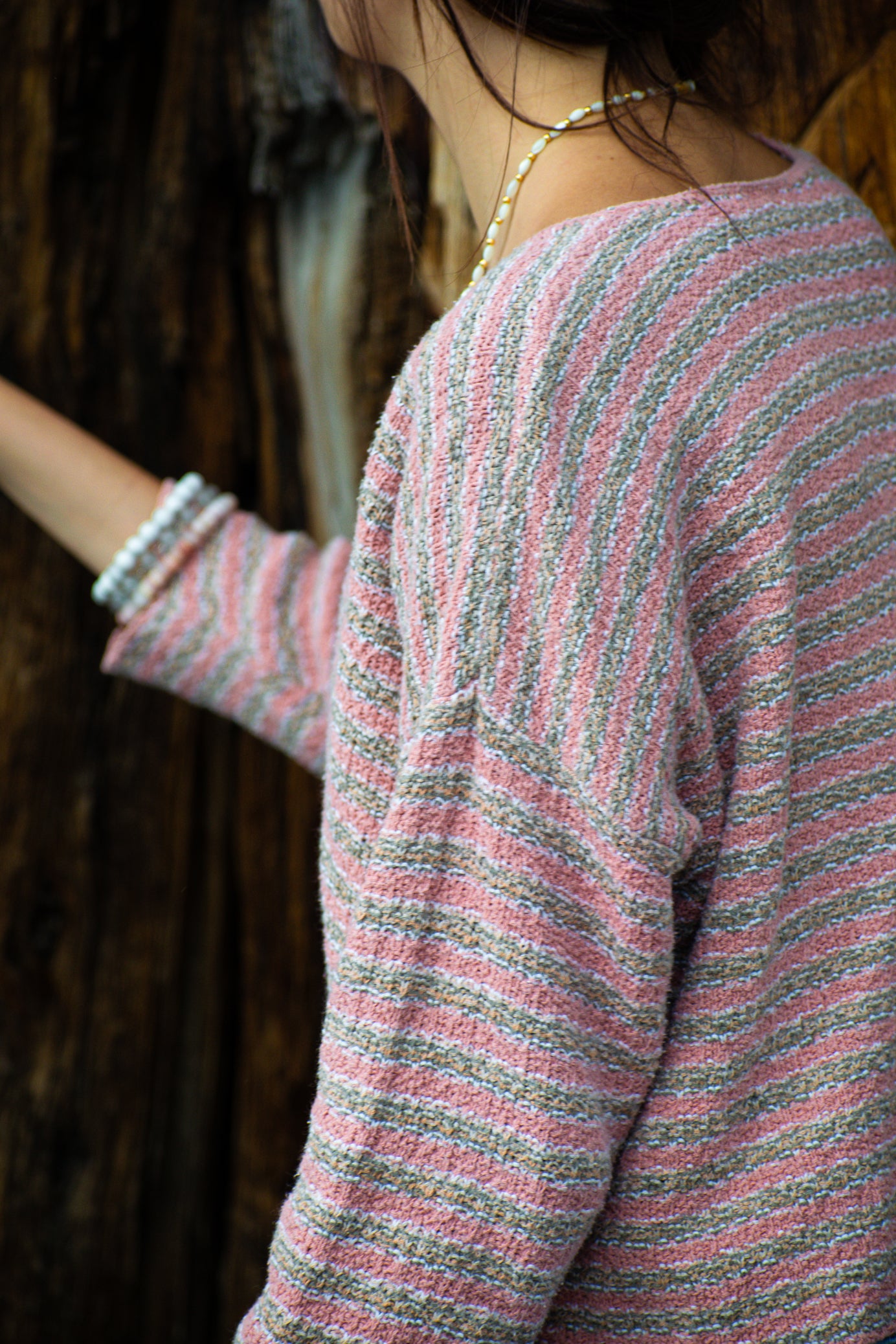 Star Cody Light Pink Cropped Sweater