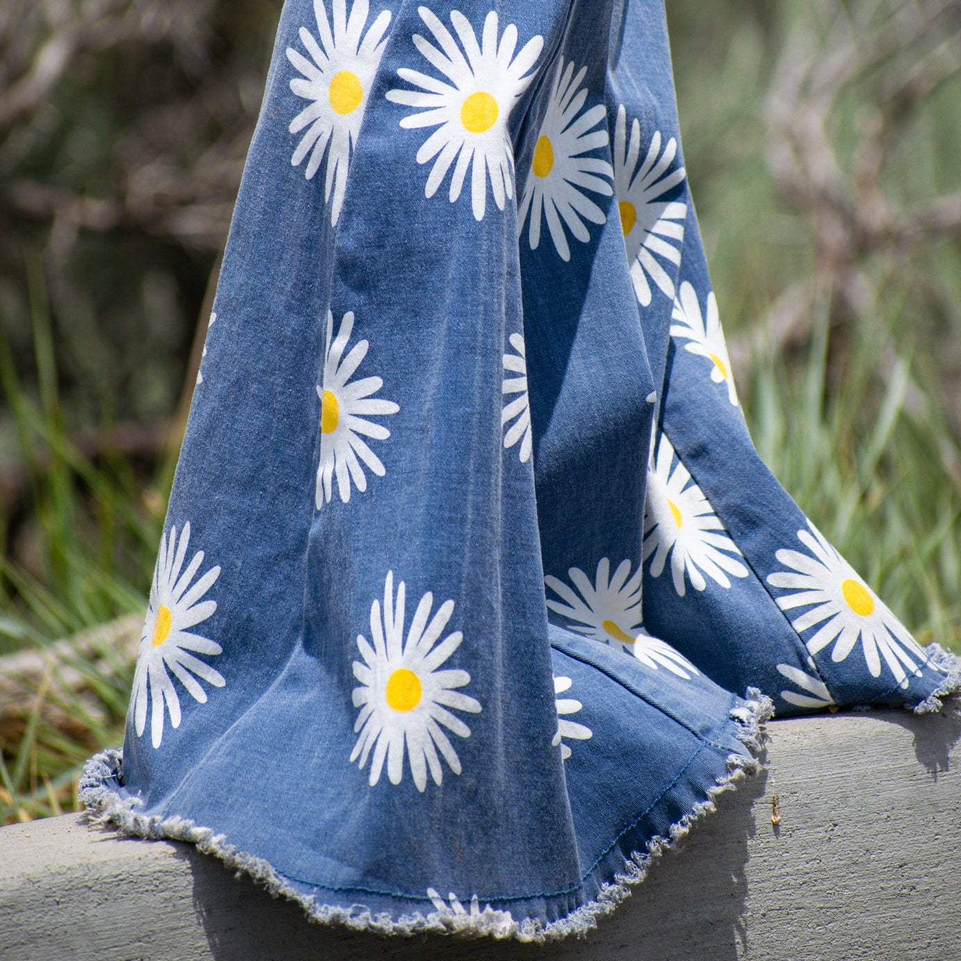 Altar'd State Daisy Bell Bottom Jeans