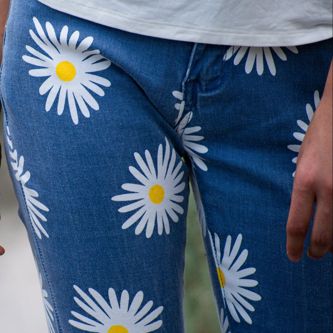 Altar'd State Daisy Bell Bottom Jeans