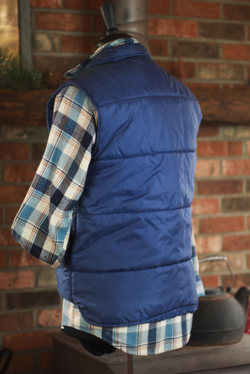 Vintage Snow Peak Blue Quilted Puffer Vest Men’s Size Medium