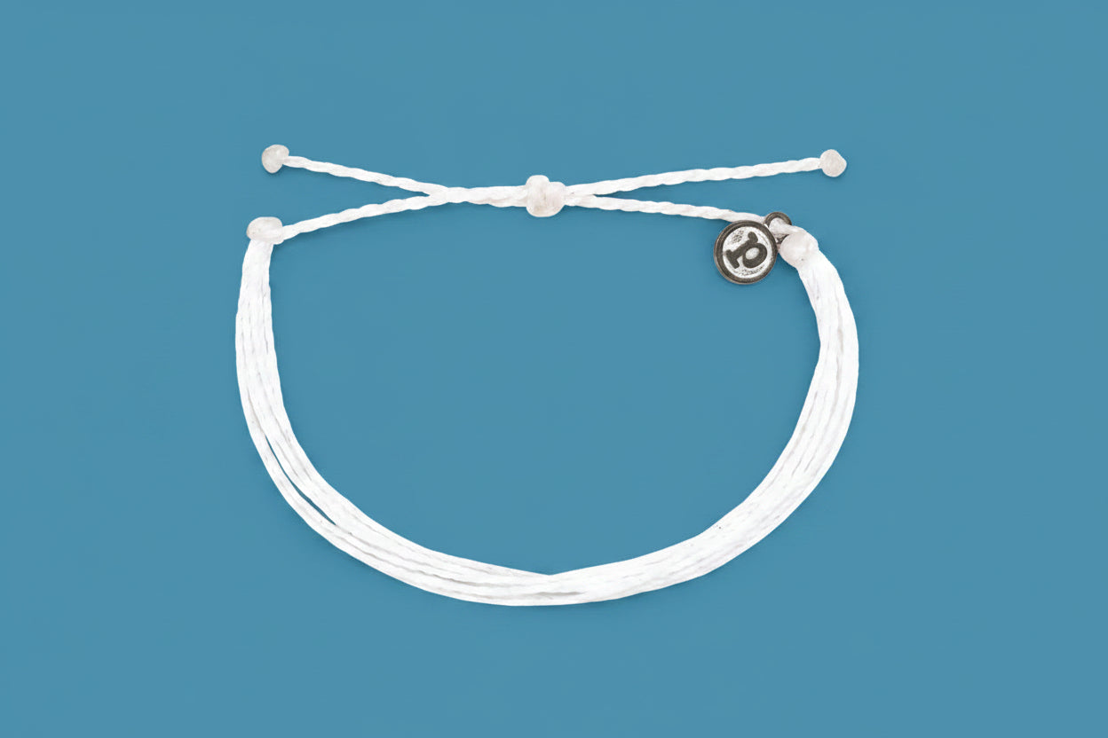White Original Pura Vida  Jute Cord Bracelet