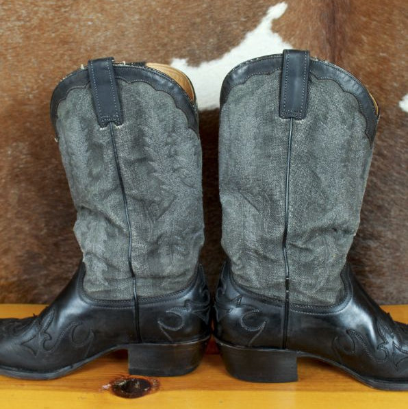 Men’s John B. Stetson Cowboy Boots Size 10 1/2 D