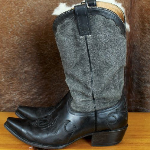 Men’s John B. Stetson Cowboy Boots Size 10 1/2 D