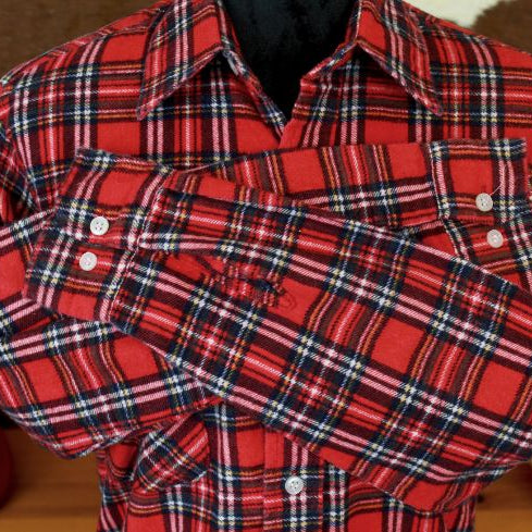 Trails End Plaid Flannel Women's Button-up Size Small