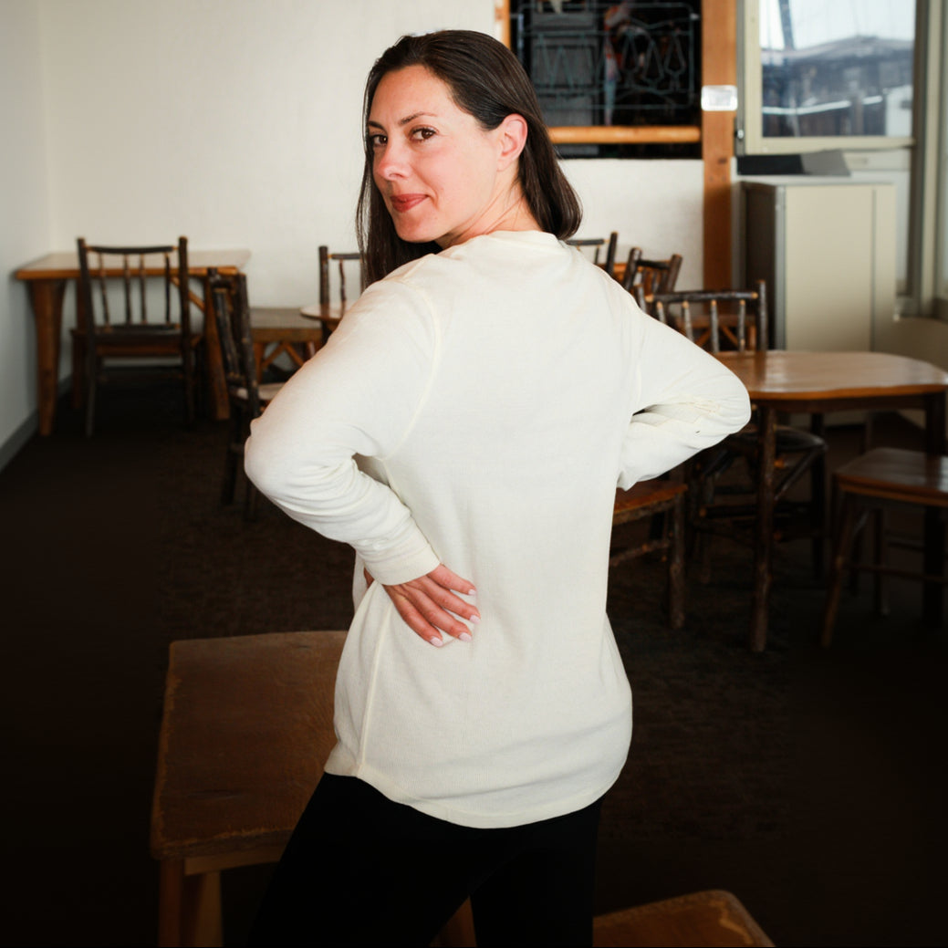 TRUE CRAFT Long Sleeve Thermal Henley Shirt