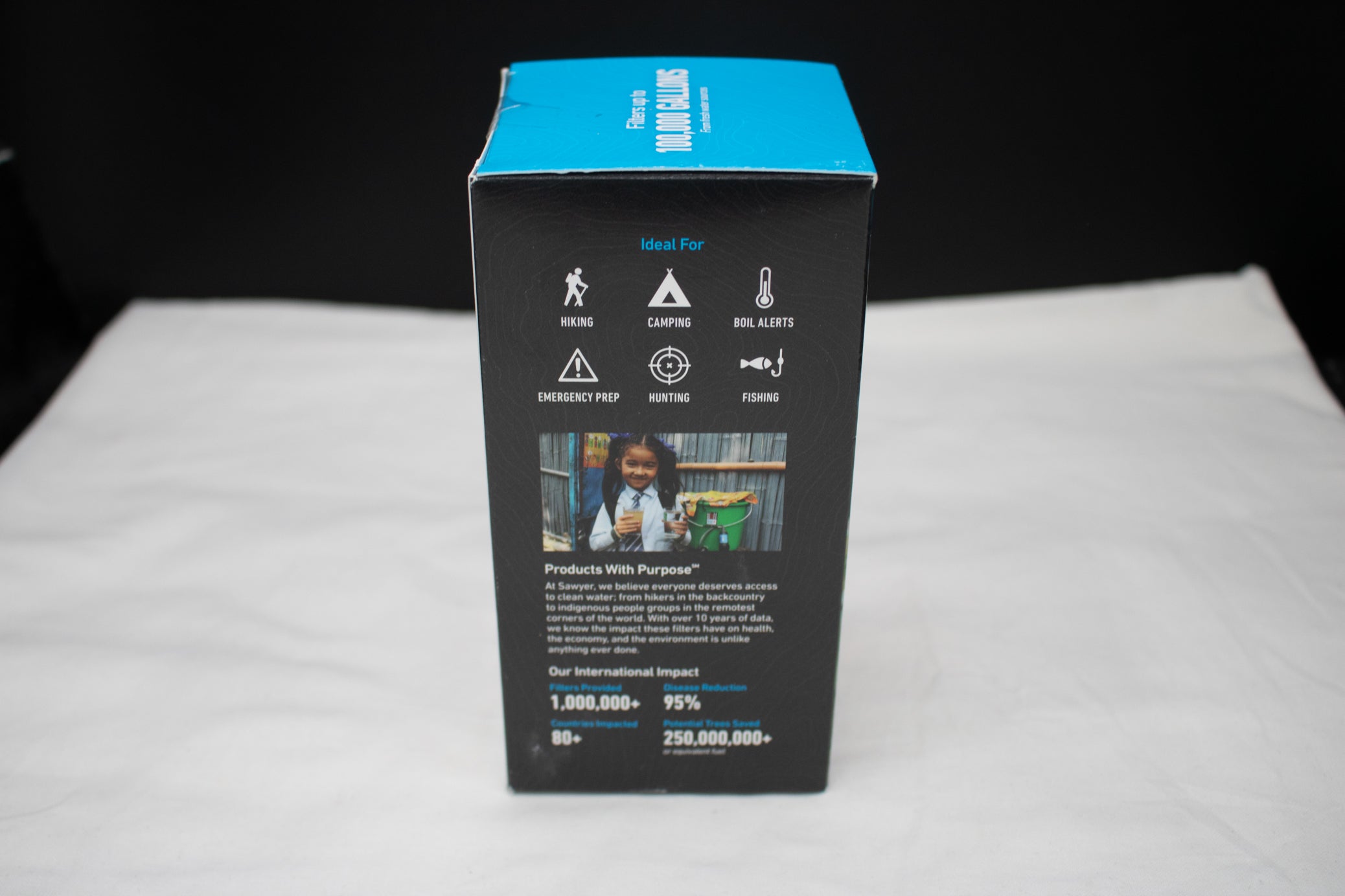 Sawyer MINI Water Filtration System Portable Emergency Survival Filter – Filters Up to 100,000 Gallons