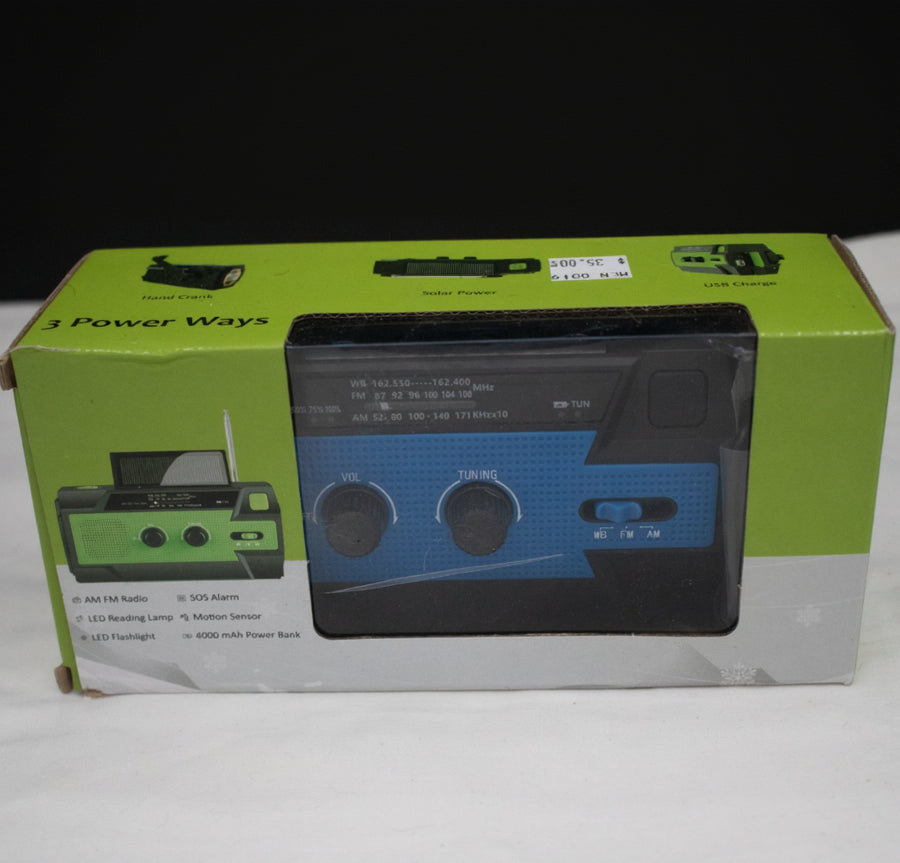 Multi-Purpose Emergency Crank Radio
