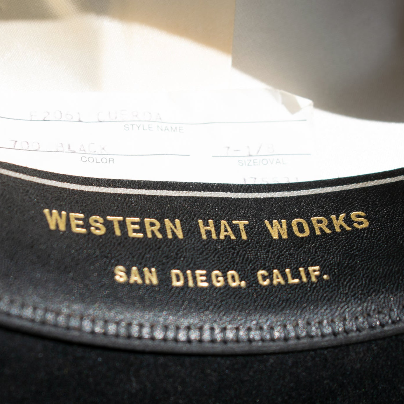 Black XXXX Stetson Cowboy Hat Featuring a Leather Band