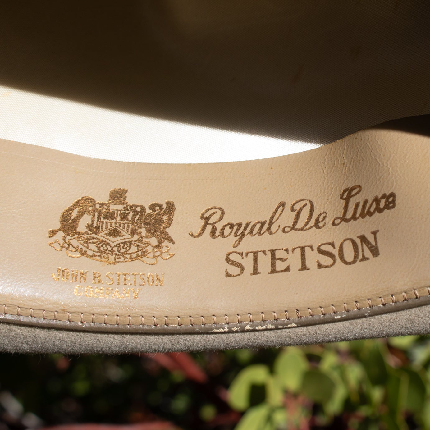Vintage 1940s John B. Stetson Company Hat Royal DeLuxe Stetson Mathew and Miller Size 7