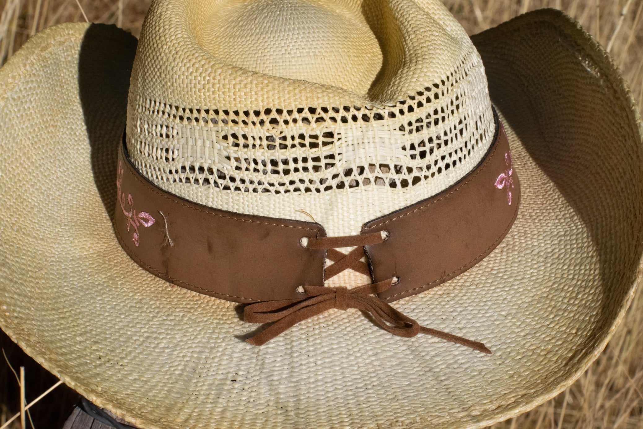 Classic Cowgirl hat Woven With 100% Recycled Paper