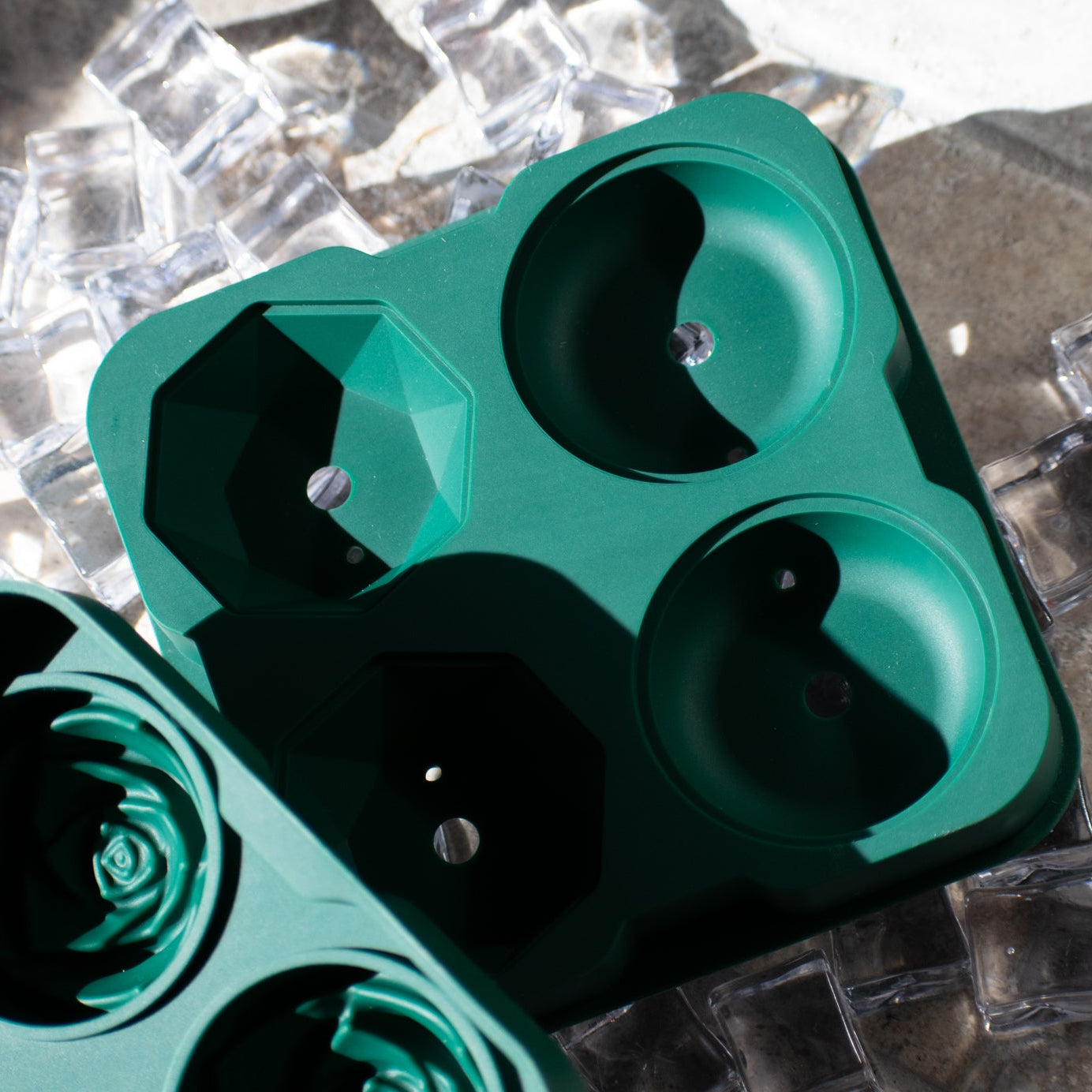 Rose and Dimond Ice Mold