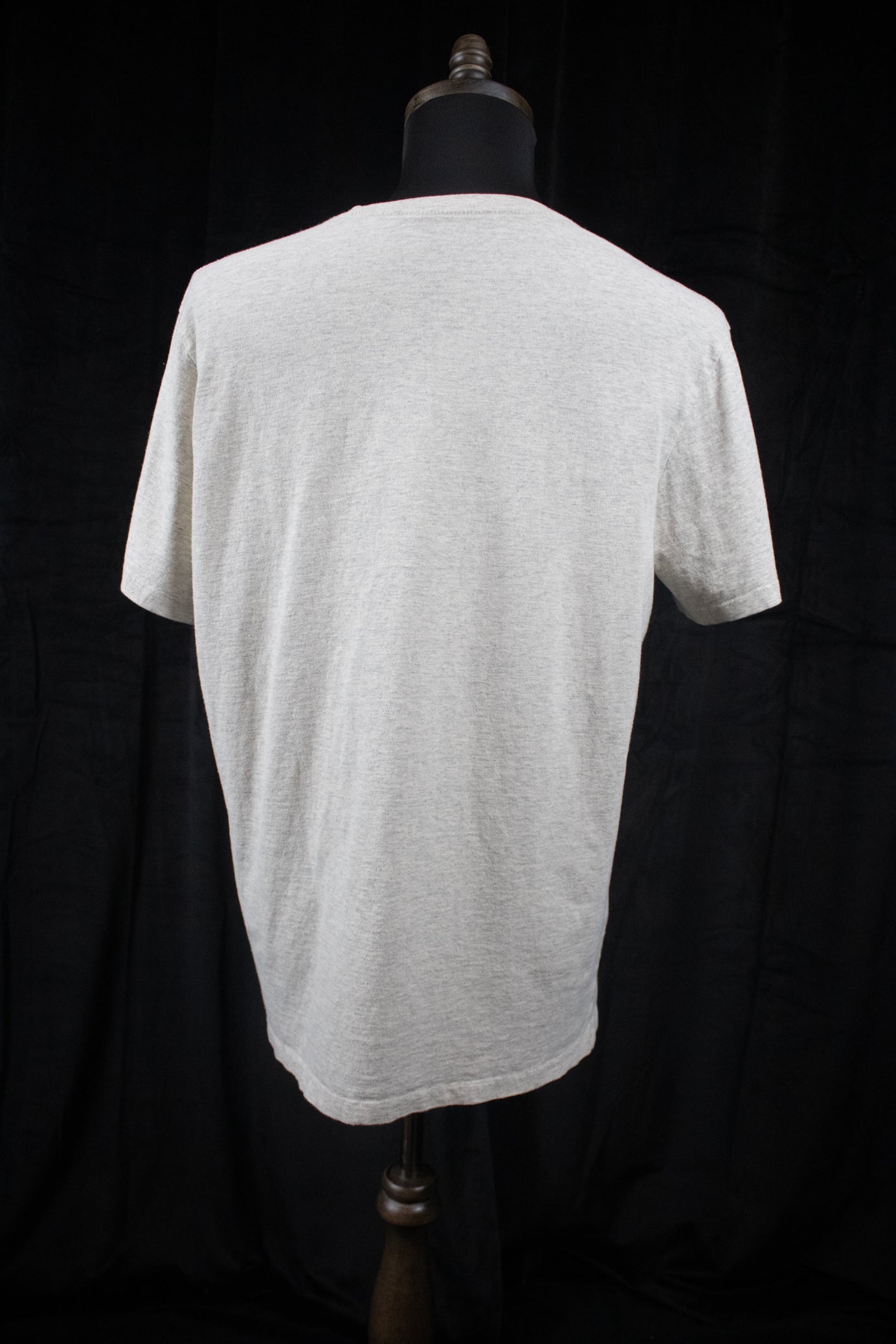 Ralph Lauren Graphic T-Shirt Mens Large Grey Feather Headdress Print Short Sleeve