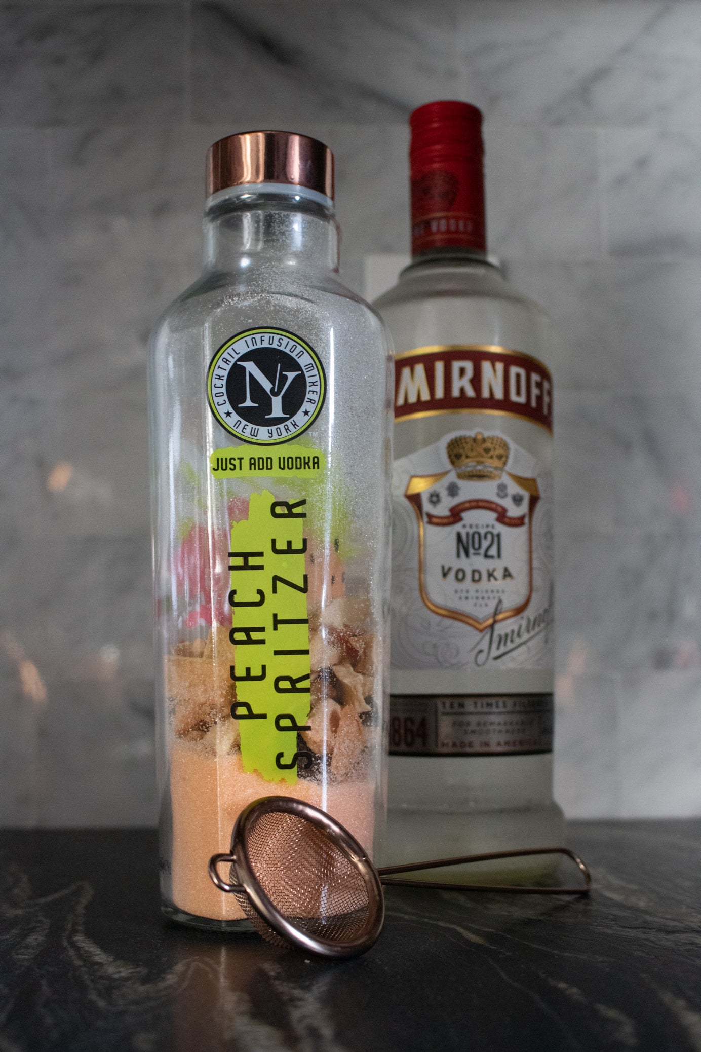 Cocktail Fusion Mixer New York in "Peach Spritzer" Flavor