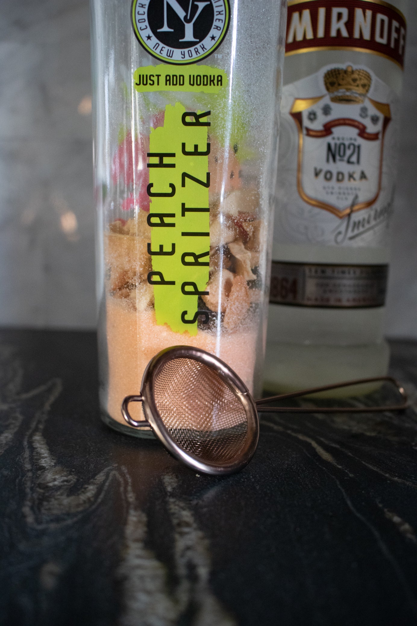 Cocktail Fusion Mixer New York in "Peach Spritzer" Flavor