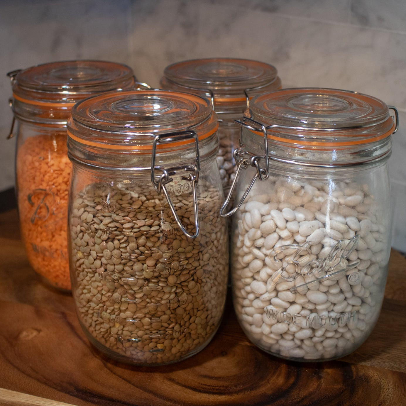 Wide Mouth Mason Jars