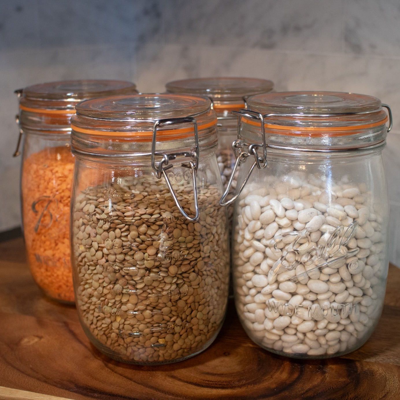 Wide Mouth Mason Jars