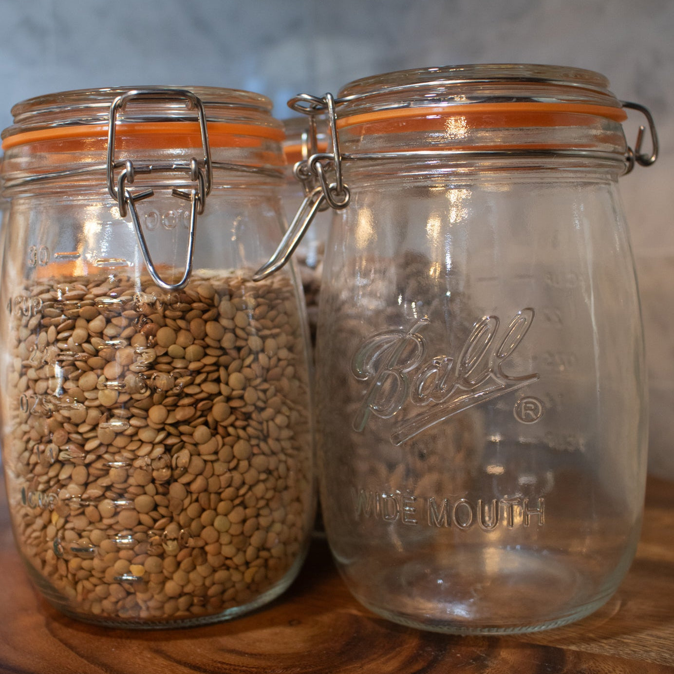 Wide Mouth Mason Jars