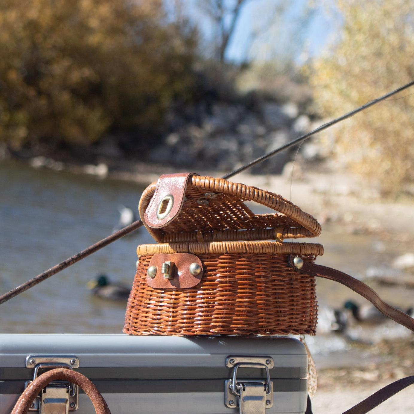 Small Fishing Creel Basket