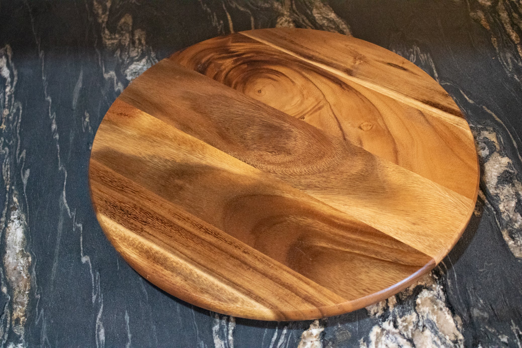 Thailand Round Wood Lazy Susan
