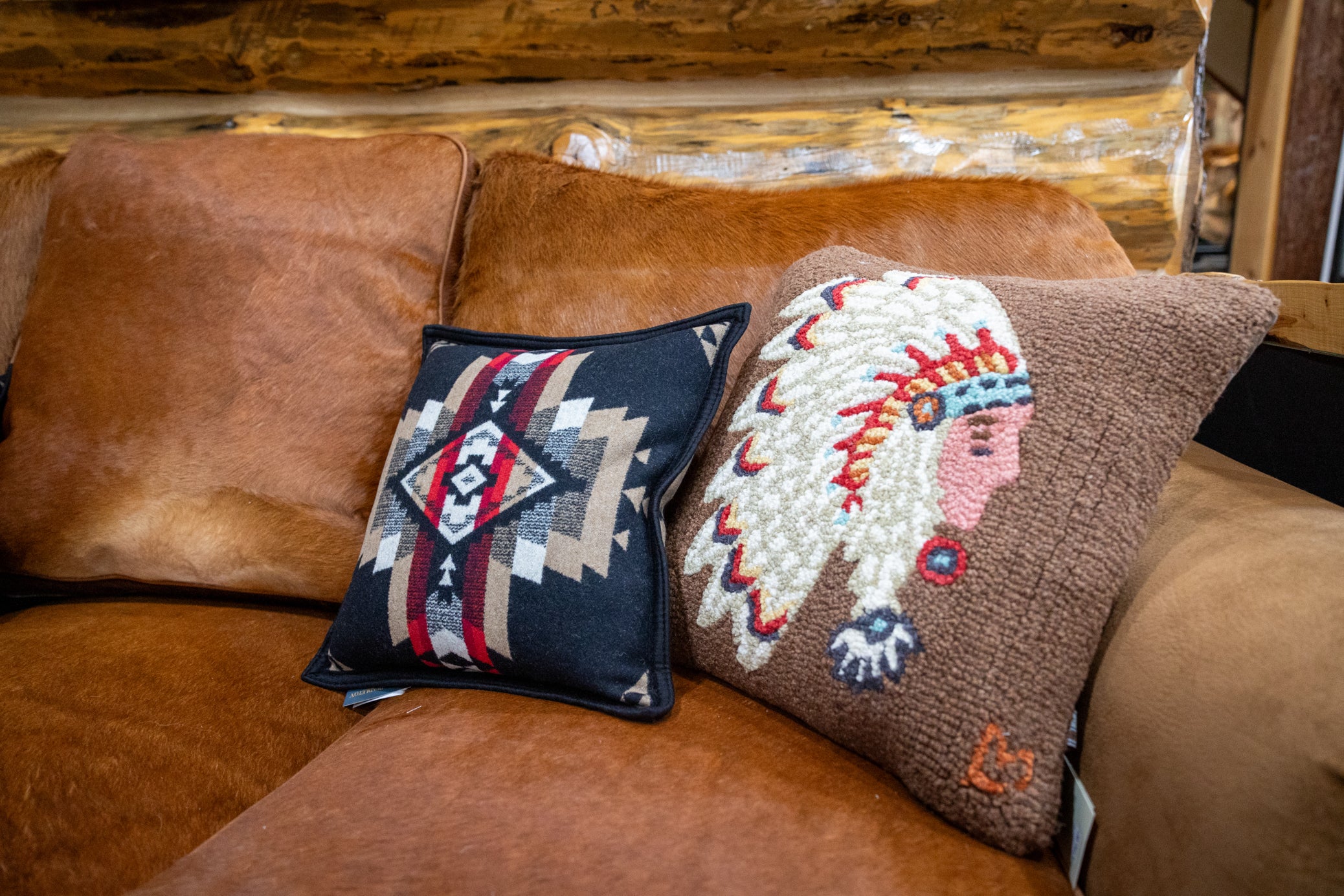 Pendleton Decorative Pillow Redrock Point Black Geometric