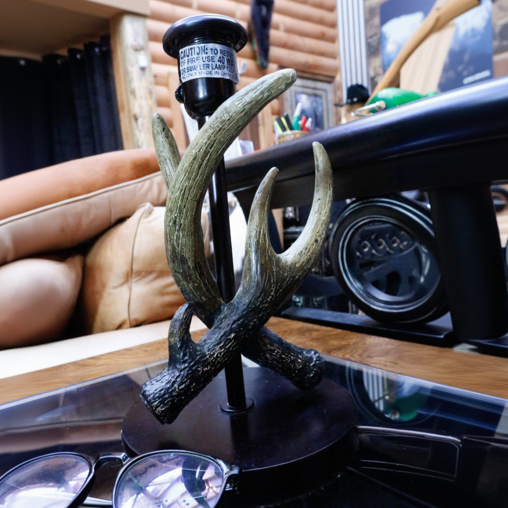 Rustic Decrotive Antler Lamp- shade not included