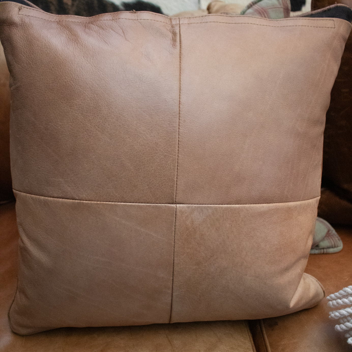 Decorative Cowhide Throw Pillow