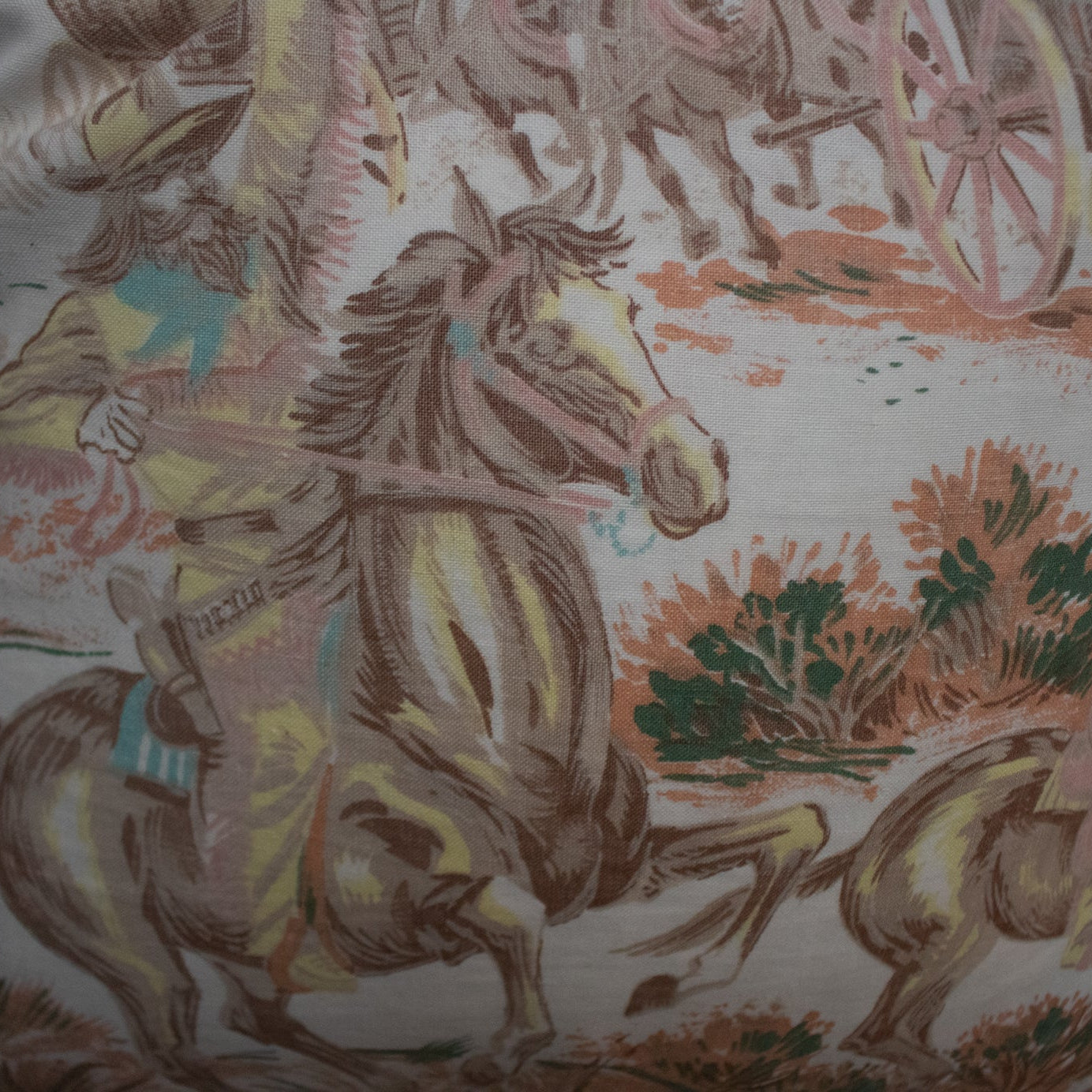 Decorative Throw Pillows Cowboy Horse Theme