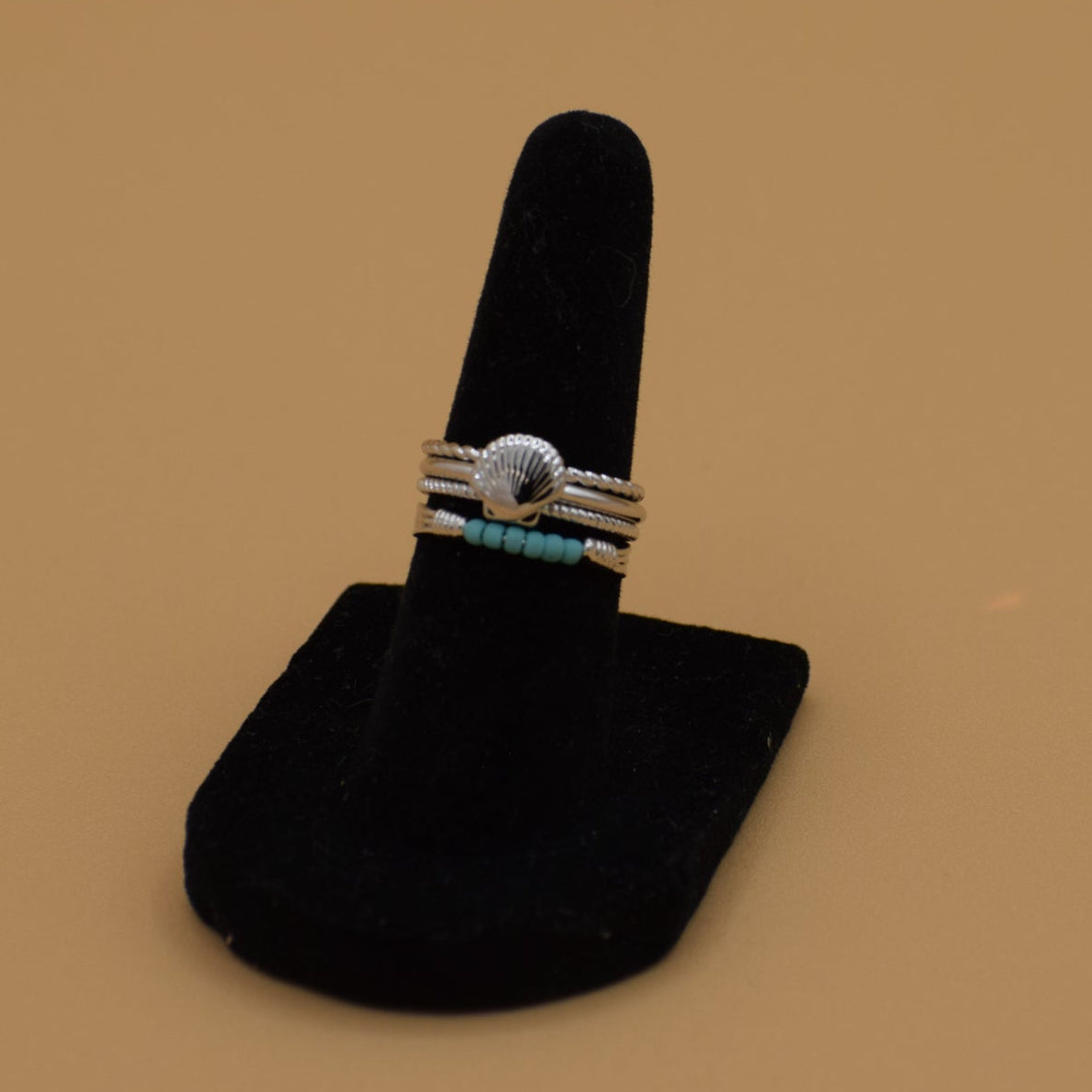 Pura Vida Shell Ring Stack