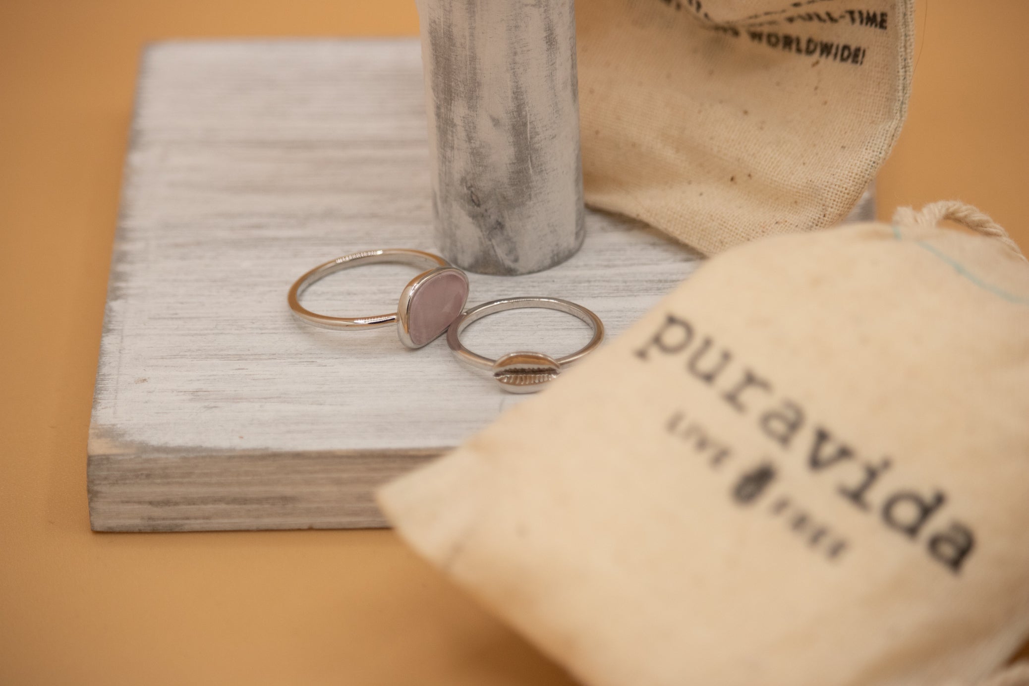 Pura Vida Pink Stone Ring