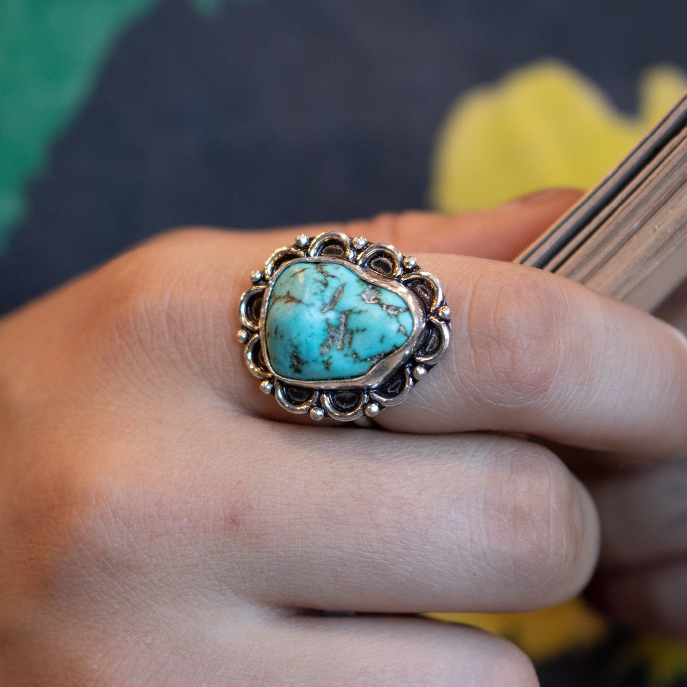  Turquoise Gemstone Ring