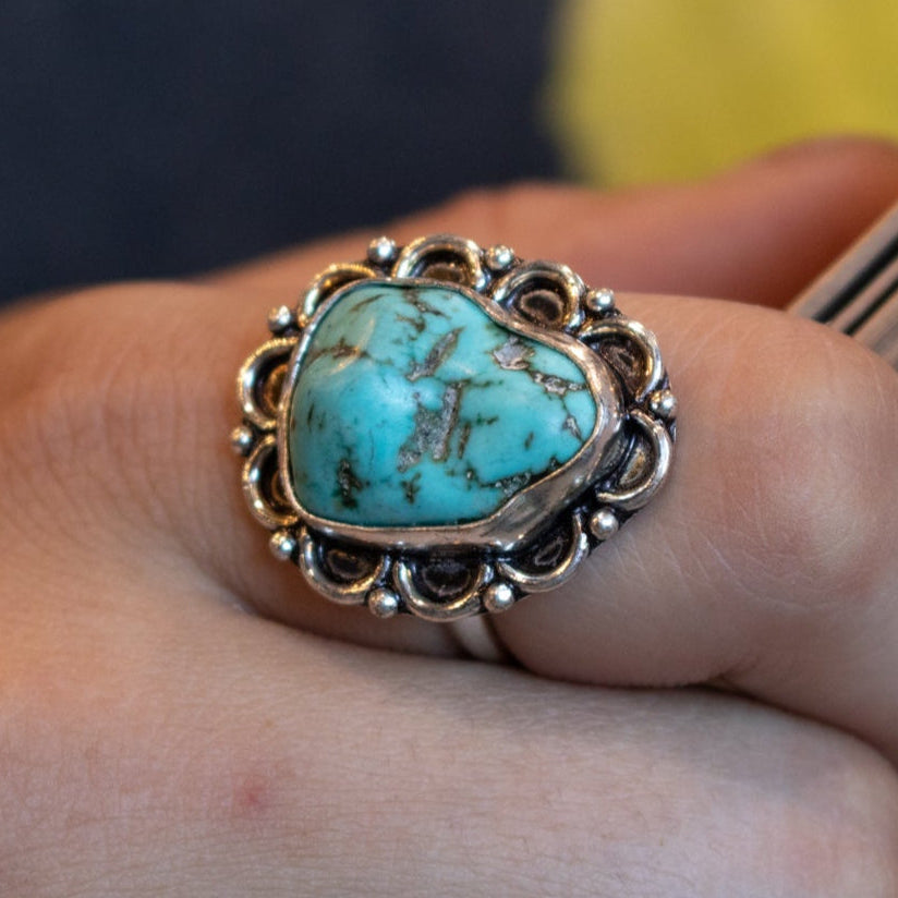  Turquoise Gemstone Ring