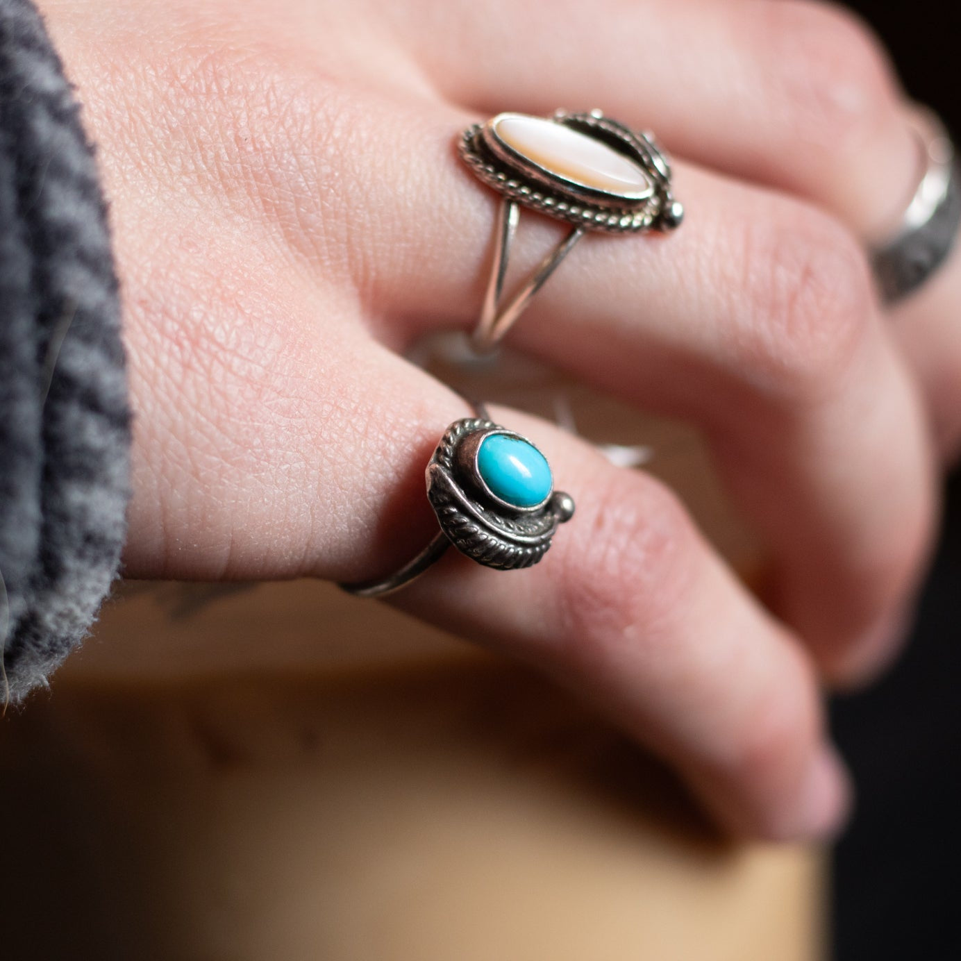 Amazing Turquoise Gemstone Sterling Silver Ring