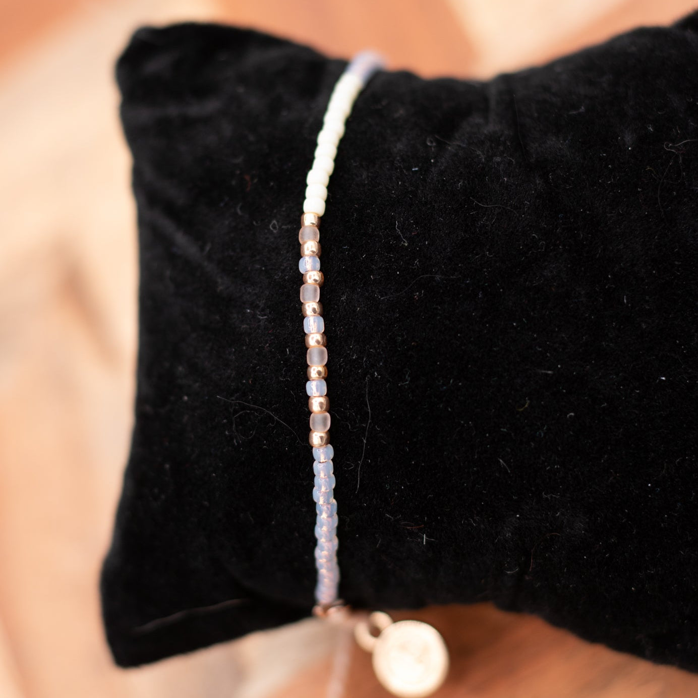 Pura Vida Original Bracelet with Pink Beads