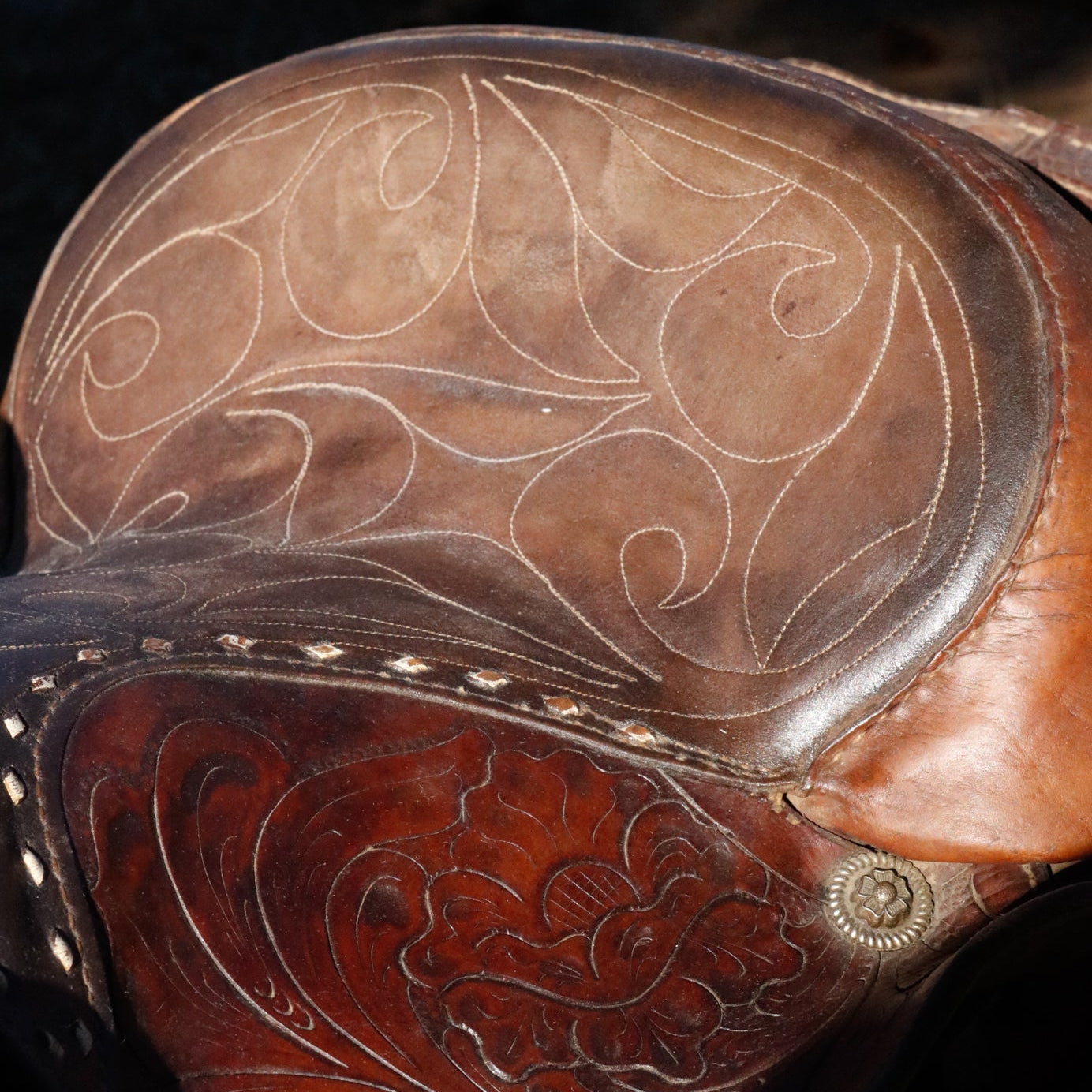 Vintage Lone Star 15 1/4Inch Show Saddle