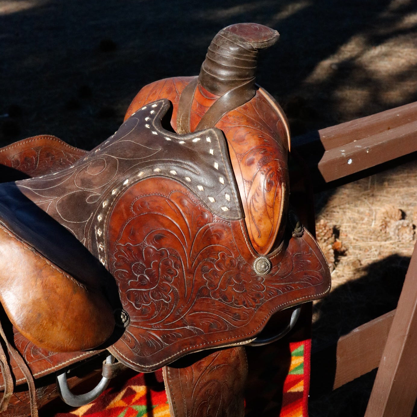 Vintage Lone Star 15 1/4Inch Show Saddle