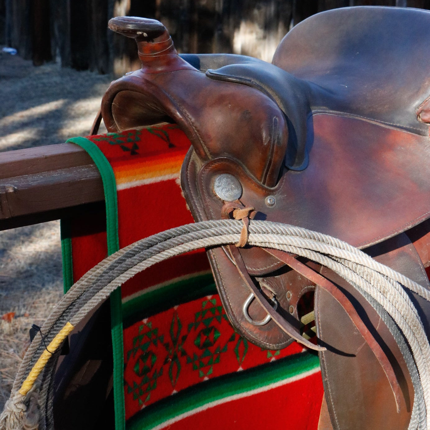 Vintage 17 Inch Classic Western Saddle